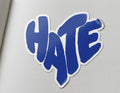 Hate Sticker (Blue)