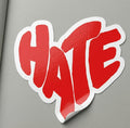 Hate Sticker (RED)
